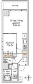 アーバンパーク浅草 1001 間取り図