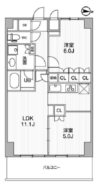 アーバンパーク浅草 1103 間取り図