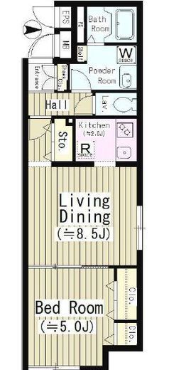 ブランシェ自由が丘 303 間取り図