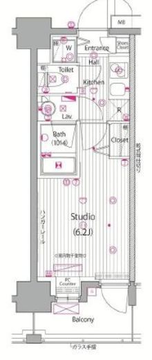 ガーラ・ヴィスタ大井仙台坂 10階 間取り図