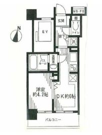 ライオンズマンション西麻布シティ 404 間取り図