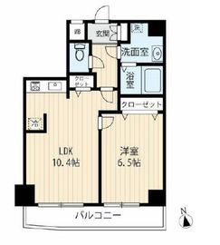 ARCOBALENO MUSASHIKOYAMA (アルコバレーノ武蔵小山) 5階 間取り図