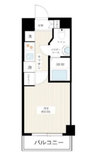 ARCOBALENO MUSASHIKOYAMA (アルコバレーノ武蔵小山) 4階 間取り図