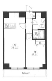 エスティメゾン高円寺 203 間取り図