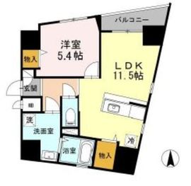 プレミアム青葉台 401 間取り図