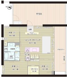 ガーデニエール砧ウエスト 106 間取り図