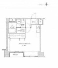 ソサエティ荏原中延 207 間取り図