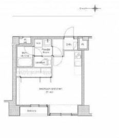 ソサエティ荏原中延 207 間取り図