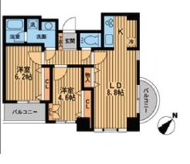 プライムアーバン新川 904 間取り図