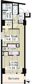 フレシール阿佐ヶ谷 206 間取り図