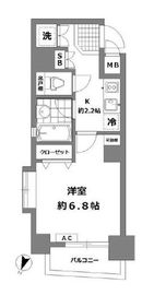 ライオンズクオーレ池袋ソシア 2階 間取り図