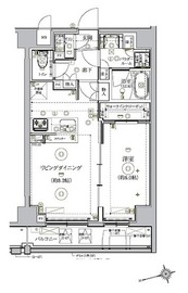 リルシア北新宿 201 間取り図