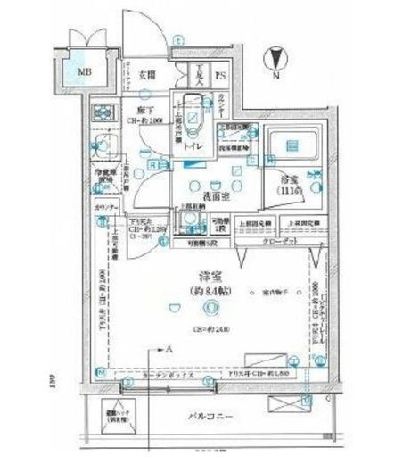 GRAN PASEO神楽坂Ⅱ (グランパセオ神楽坂Ⅱ) 1階 間取り図