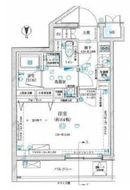 GRAN PASEO神楽坂Ⅱ (グランパセオ神楽坂Ⅱ) 2階 間取り図