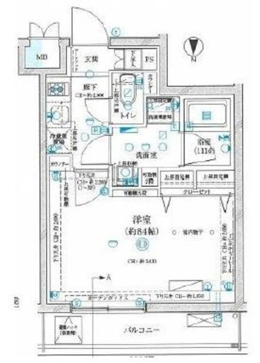 GRAN PASEO神楽坂Ⅱ (グランパセオ神楽坂Ⅱ) 3階 間取り図