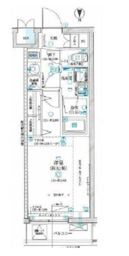 GRAN PASEO神楽坂Ⅱ (グランパセオ神楽坂Ⅱ) 4階 間取り図