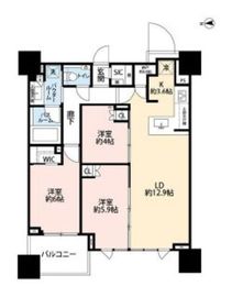 シティタワー銀座東 12階 間取り図