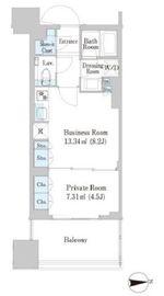 シティタワー銀座東 5階 間取り図