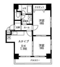 プレミール浅草 601 間取り図