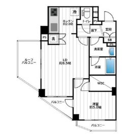 リ・プレゼ恵比寿 3階 間取り図