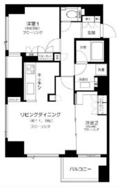 シティタワー赤羽ステーションコート 11階 間取り図