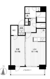 ガリシア錦糸町ステーションフロント 14階 間取り図