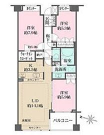 パークハウス千石丸山町 5階 間取り図