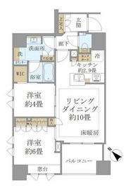 ブリリア新川一丁目 8階 間取り図