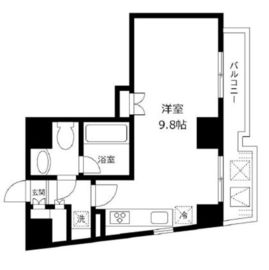 アーバンパーク麻布十番 605 間取り図