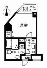 レジディア中野 1002 間取り図