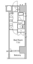 プラウドフラット浅草駒形 905 間取り図