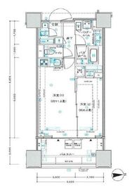 シティタワー銀座東 10階 間取り図