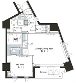 パークアクシス本郷の杜 907 間取り図