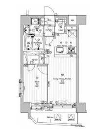 シーフォルム中野坂上 8階 間取り図