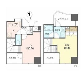 グラーサ銀座イースト 13階 間取り図