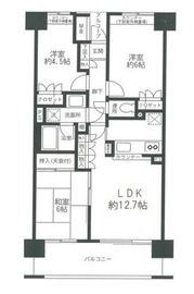 イーストパークス大島セントラルスクエア 18階 間取り図