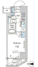 パークアクシス入谷 201 間取り図