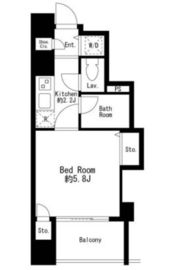 プライムアーバン日本橋茅場町 609 間取り図