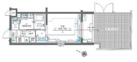 ZOOM北新宿 1階 間取り図