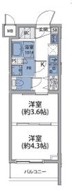 ルネサンスコート高田馬場 204 間取り図