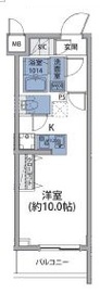 ルネサンスコート高田馬場 105 間取り図