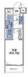 ルネサンスコート高田馬場 106 間取り図