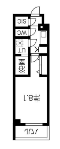 ルネサンスコート高田馬場 404 間取り図