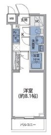 ルネサンスコート高田馬場 107 間取り図