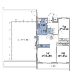 ルネサンスコート高田馬場 401 間取り図