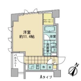 アズ日本橋人形町 401 間取り図