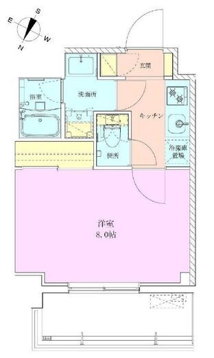 巣鴨レジデンス壱番館 405 間取り図