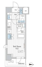パークアクシス東陽町レジデンス 601 間取り図