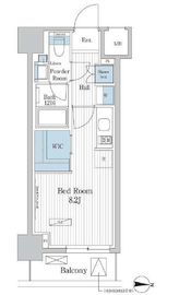 パークアクシス東陽町レジデンス 202 間取り図