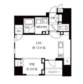 プレミスト渋谷宮益坂 5階 間取り図